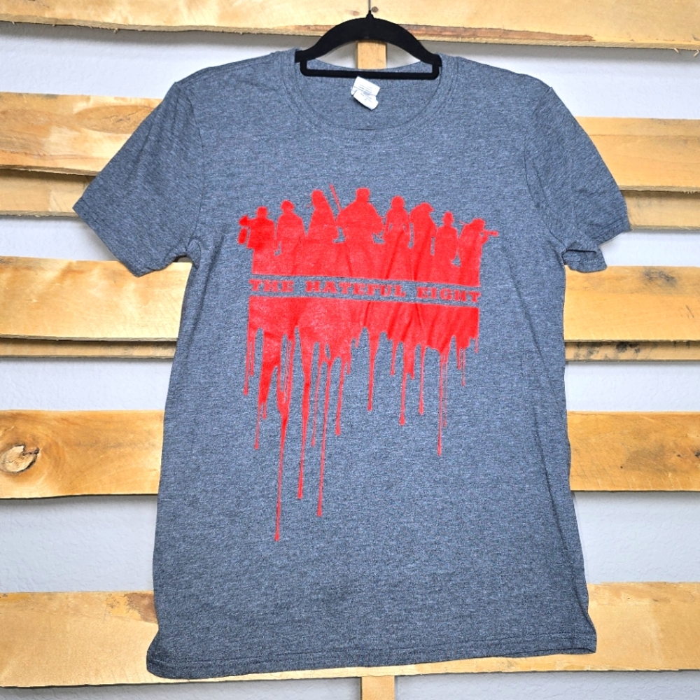 The Hateful Eight Gray Graphic T-Shirt Size:S